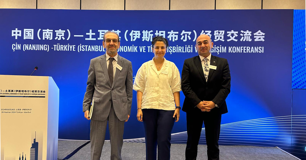 Çin (Nanjing) - Türkiye (İstanbul) Ekonomik ve Ticari İş Birliği ve Değişim Konferansına Katıldık